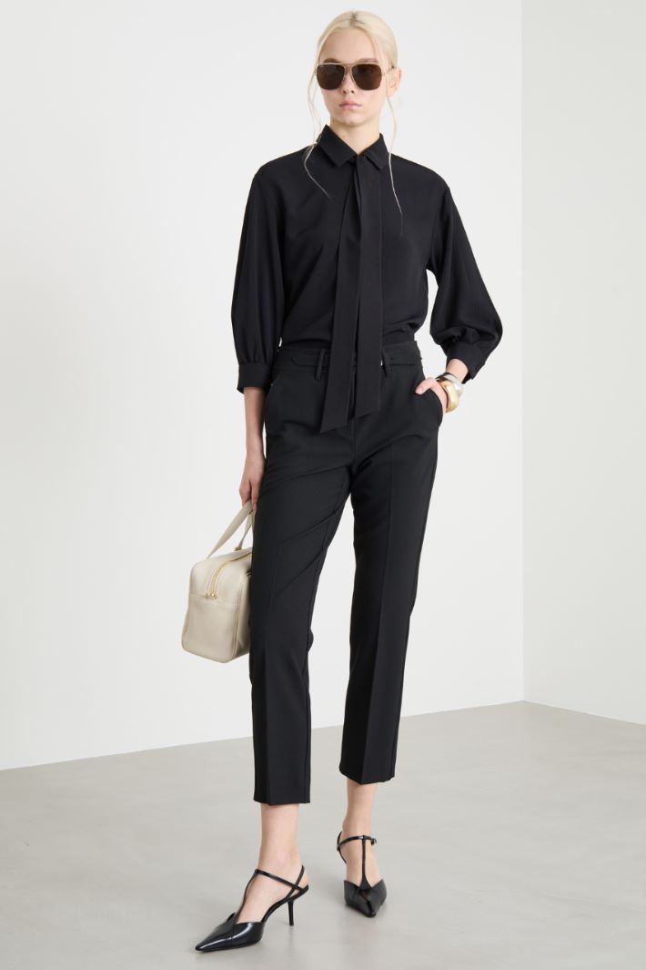 Canvas cigarette trousers Intrend