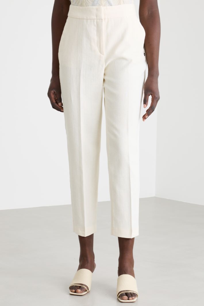 Twill cigarette trousers Intrend - 2