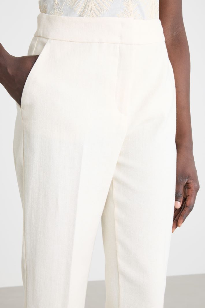 Twill cigarette trousers Intrend - 3