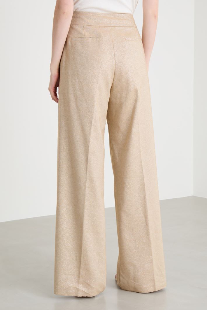 Pantalone a palazzo laminato Intrend - 4
