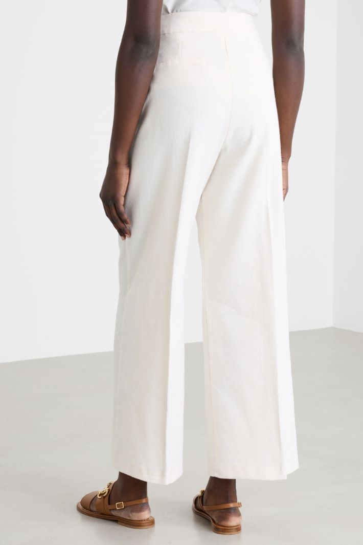 Straight twill trousers Intrend - 4