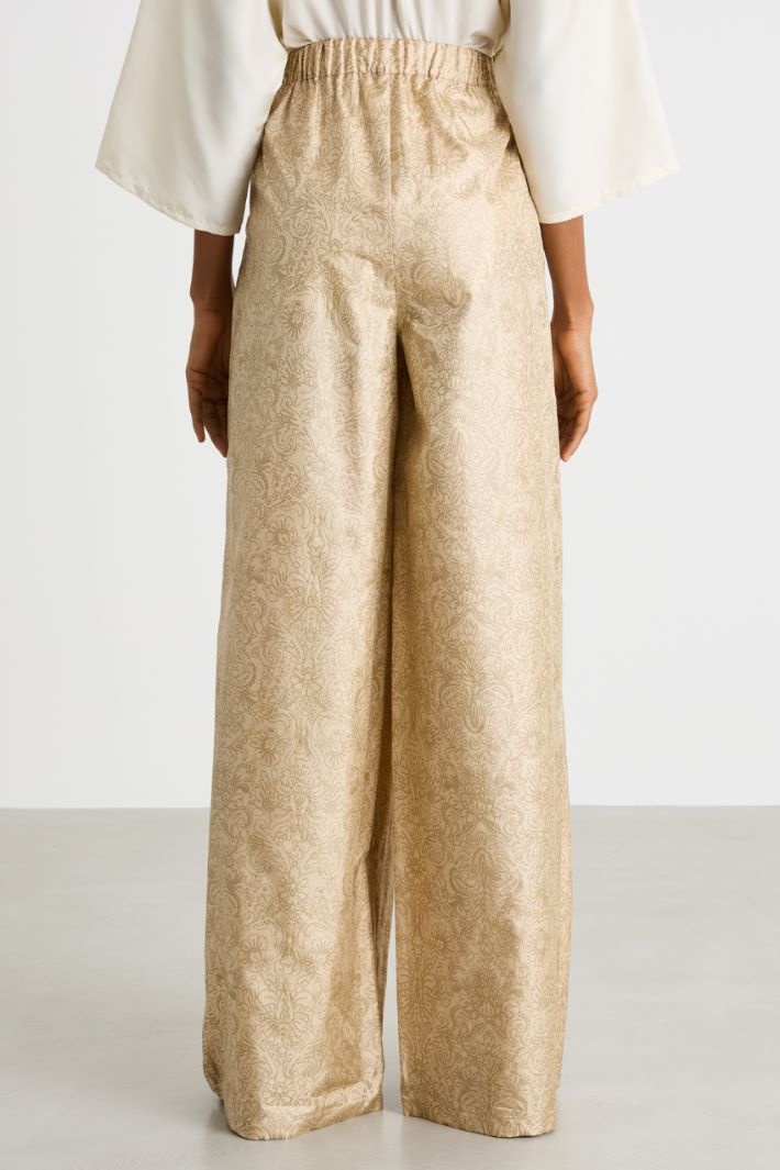 Printed palazzo trousers Intrend - 4