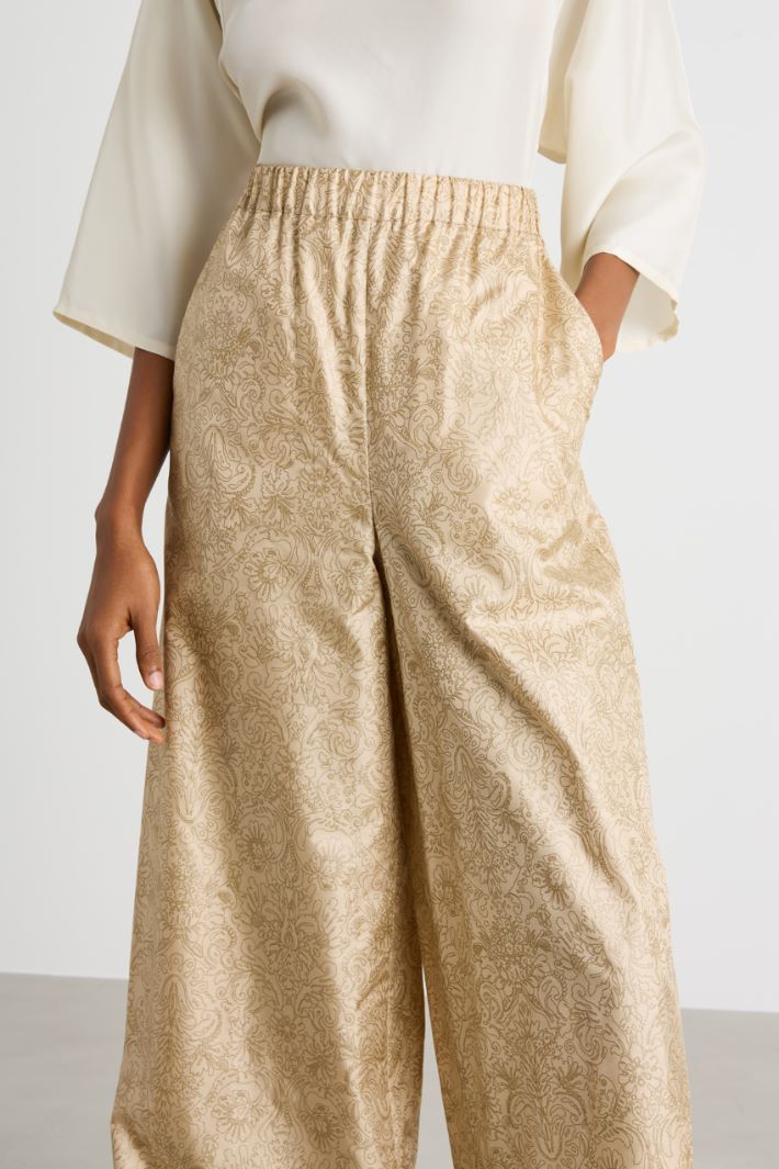 Printed palazzo trousers Intrend - 3