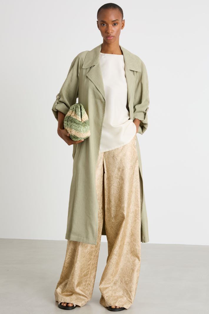 Printed palazzo trousers Intrend