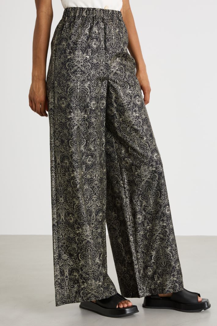 Printed palazzo trousers Intrend - 2