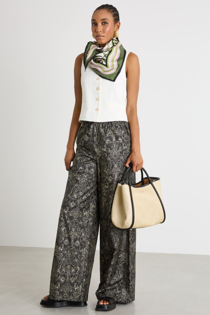 Printed palazzo trousers Intrend