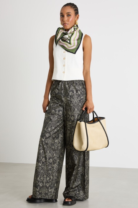 Printed palazzo trousers Intrend