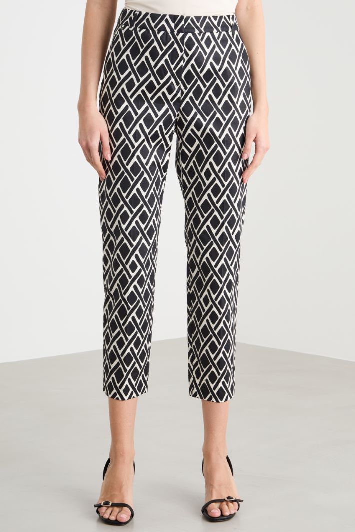 Pantalone a sigaretta con tasche Intrend - 4