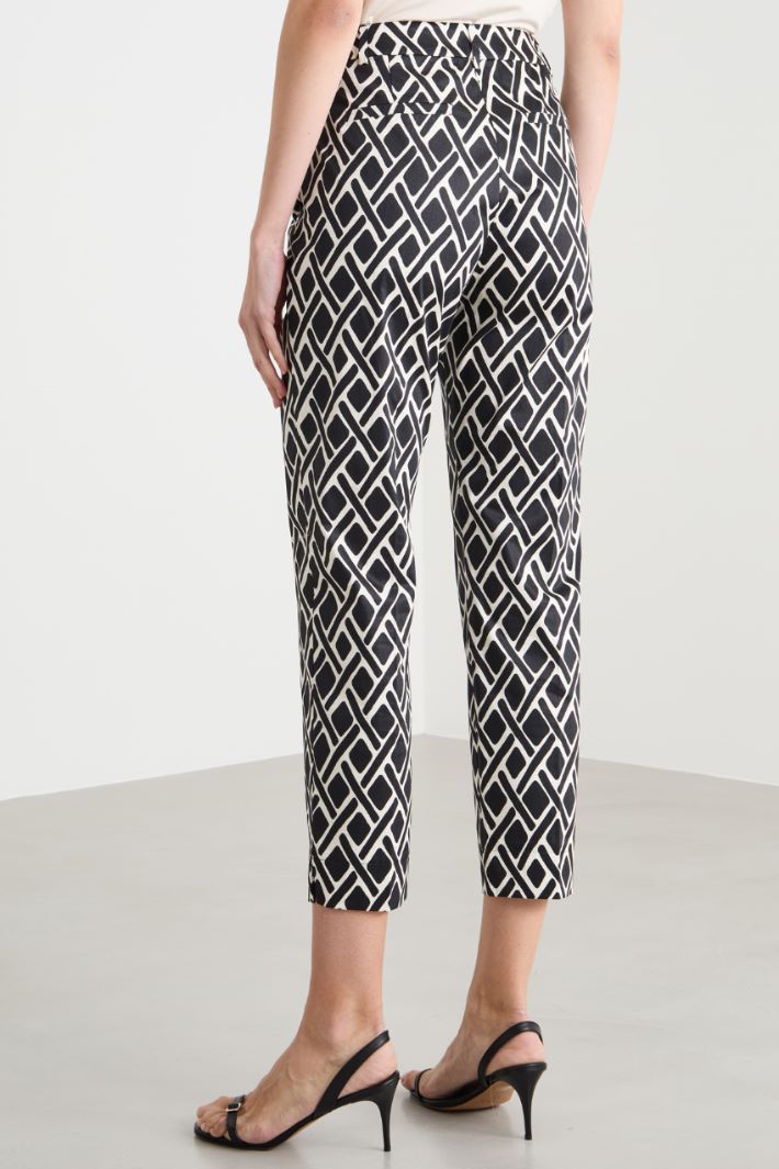 Pantalone a sigaretta con tasche Intrend - 2