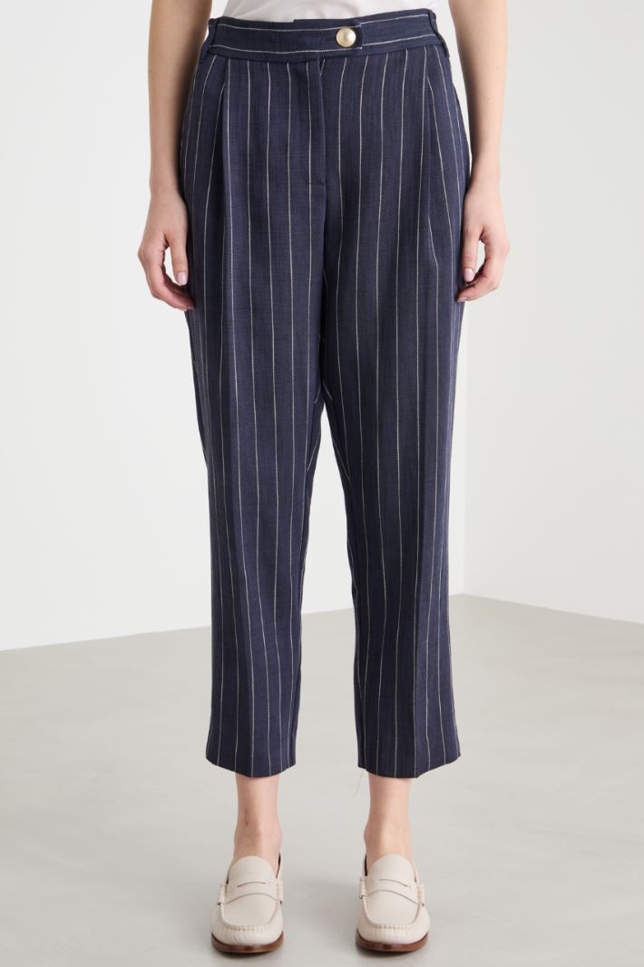 Natté canvas trousers Intrend - 2