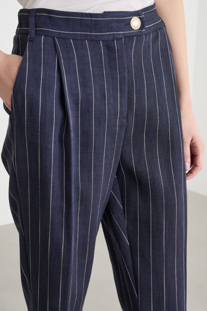 Natté canvas trousers Intrend - 3