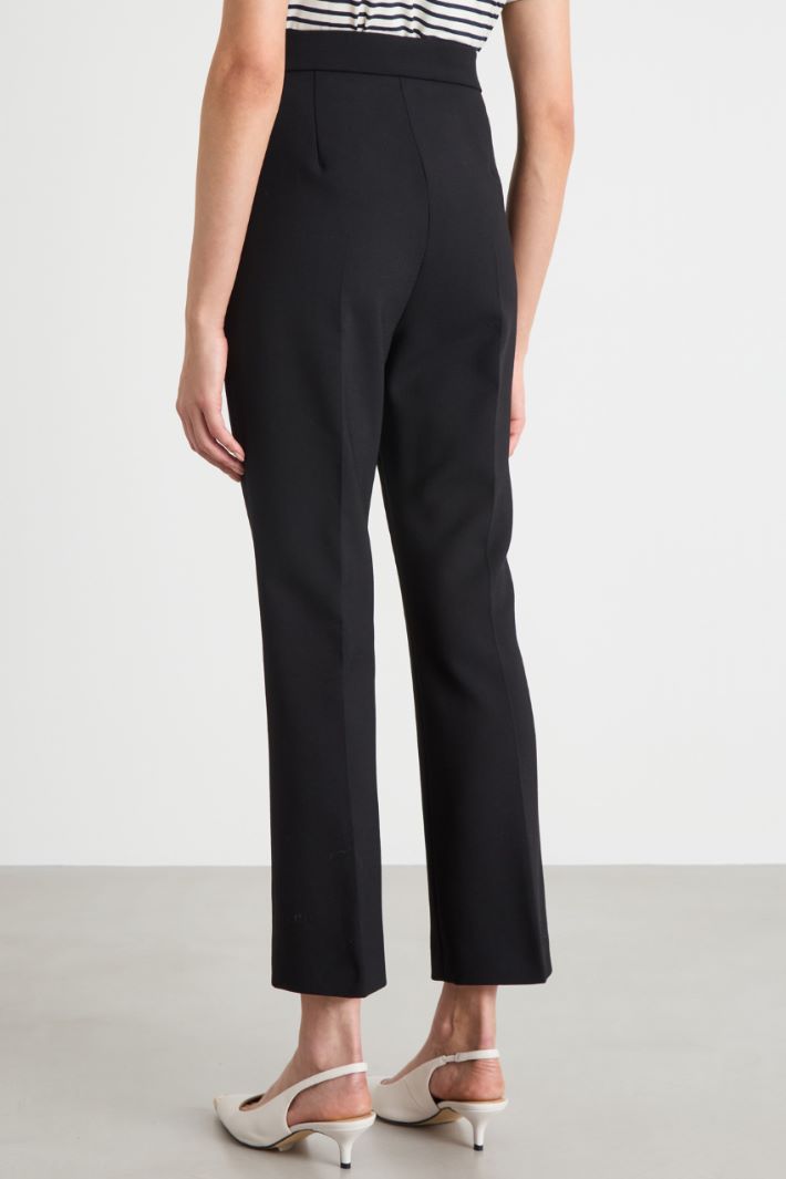 Flared cropped trousers Intrend - 4