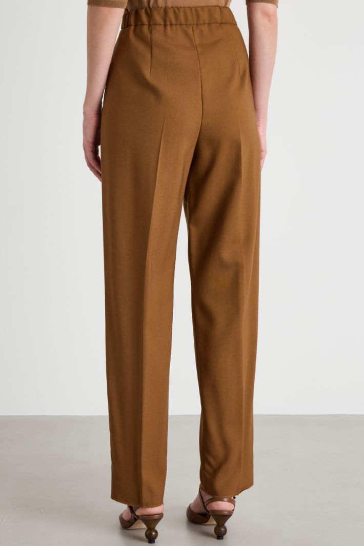 Wool-Blend Jogging Trousers Intrend - 4