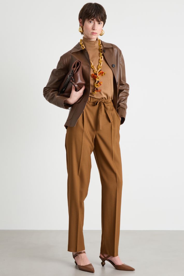 Wool-Blend Jogging Trousers Intrend