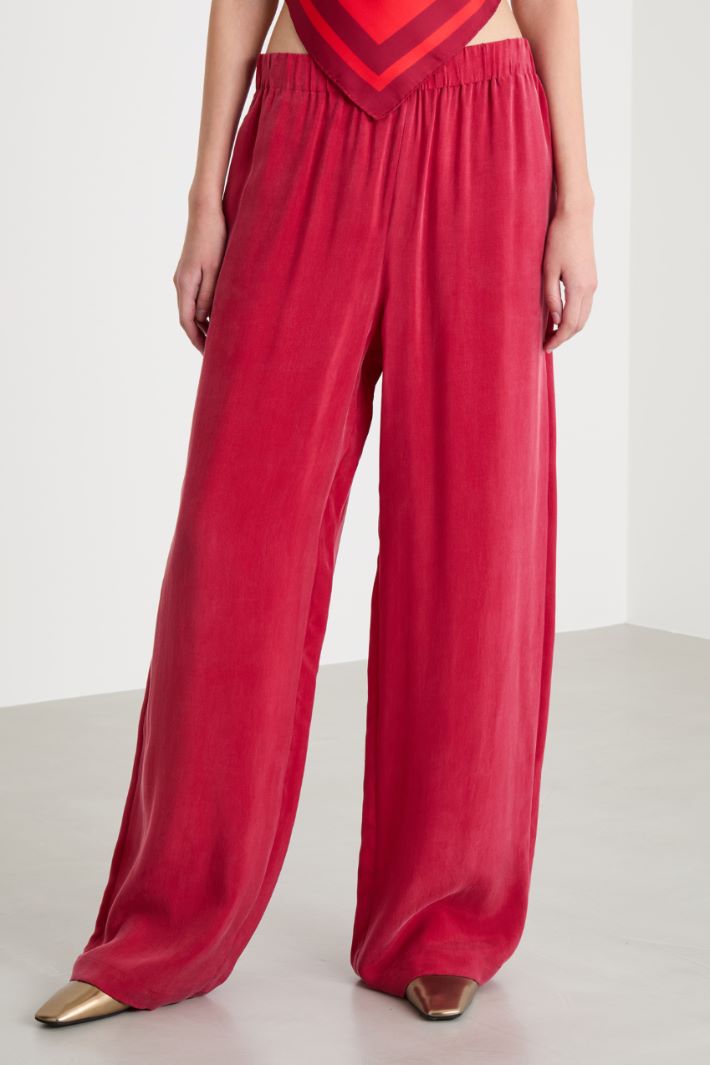 Fluid satin trousers Intrend - 2