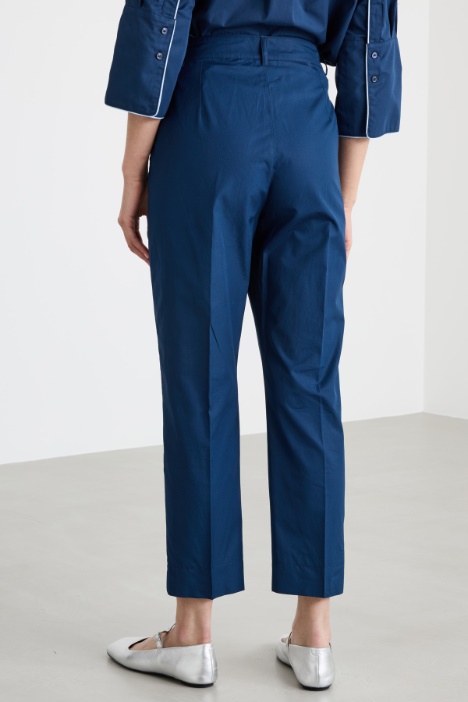 Pantalone Capri in popeline