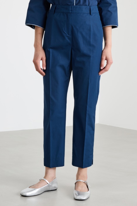 Pantalone Capri in popeline