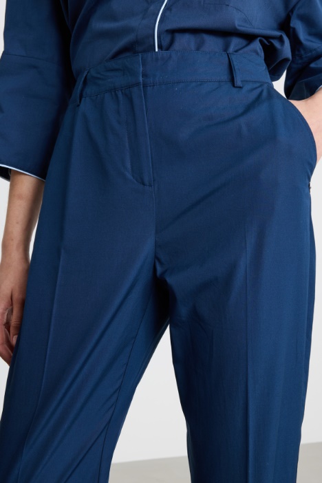 Pantalone Capri in popeline