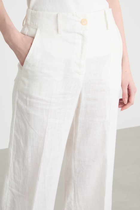 Pantalone con vita elasticizzata