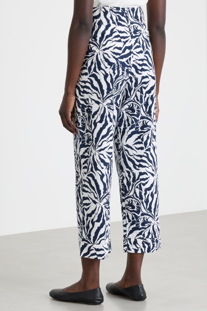 Pantalone cargo in popeline Intrend - 4