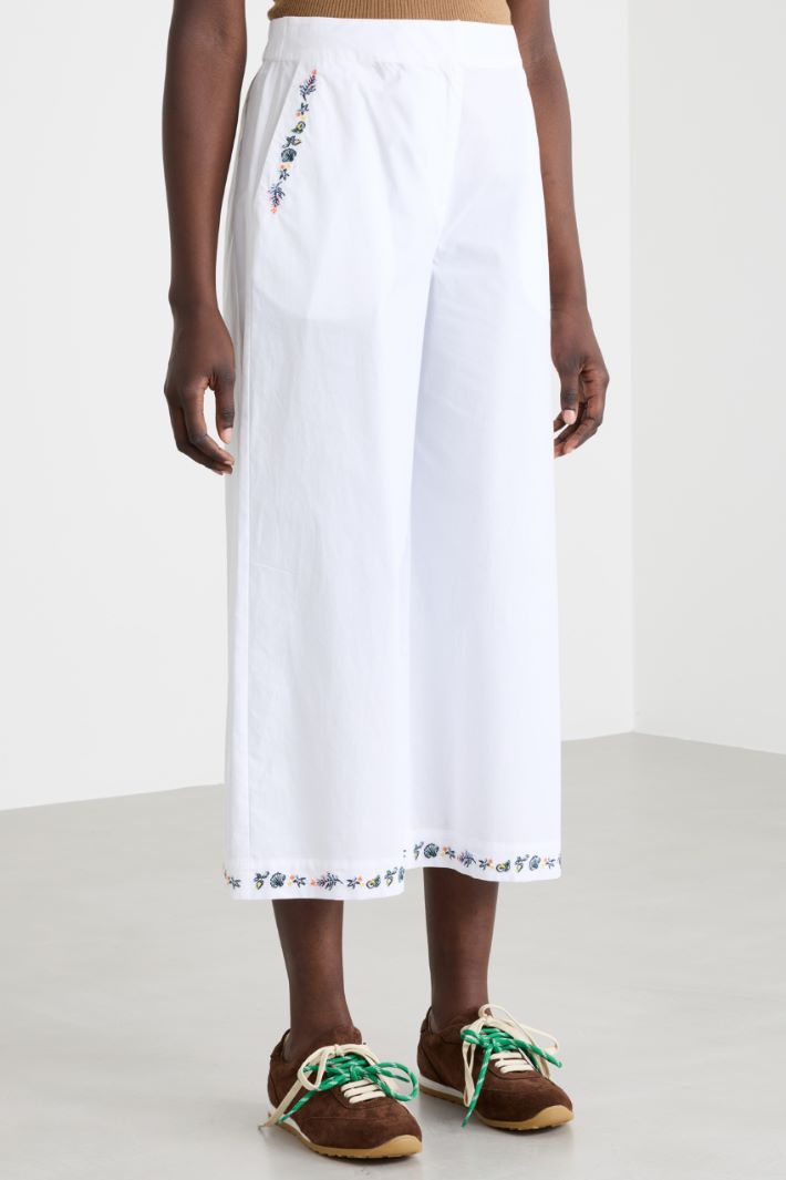 Pantalone ampio ricamato Intrend - 2