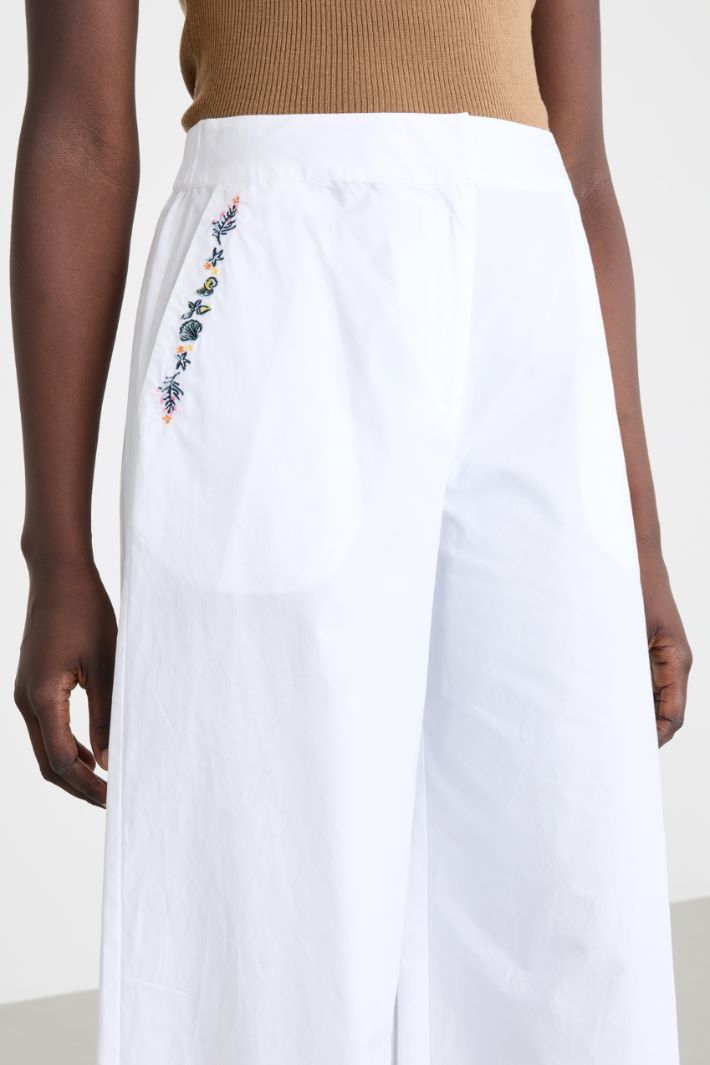 Pantalone ampio ricamato Intrend - 3