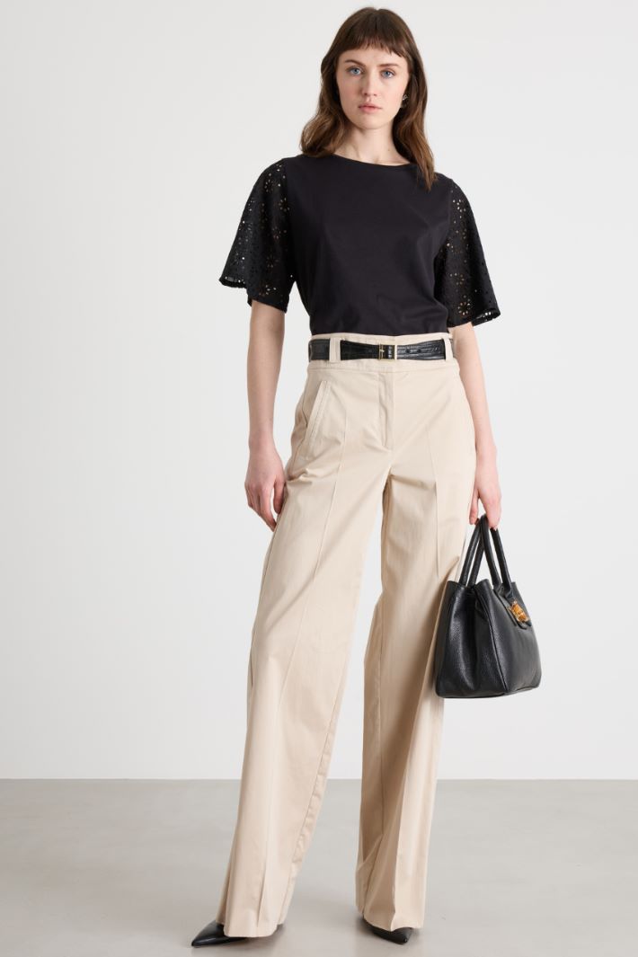 Pantalone in raso stretch Intrend