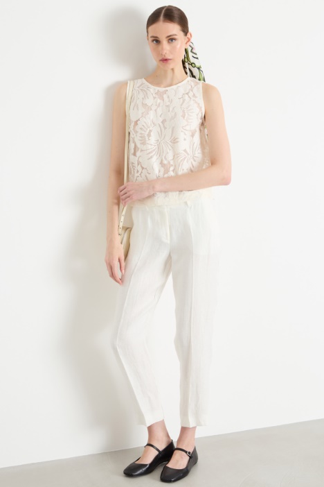 Linen chino trousers Intrend