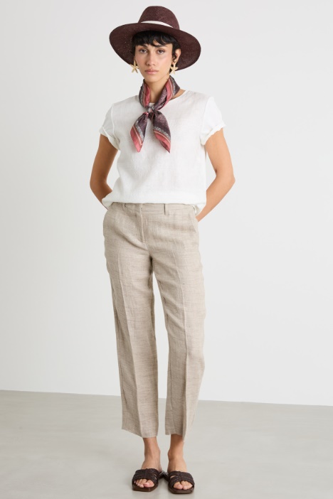 Linen chino trousers Intrend