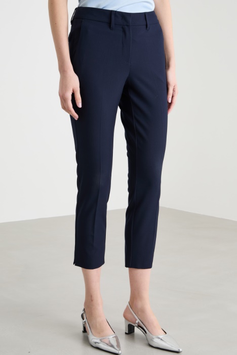 Pantalón pitillo de natté