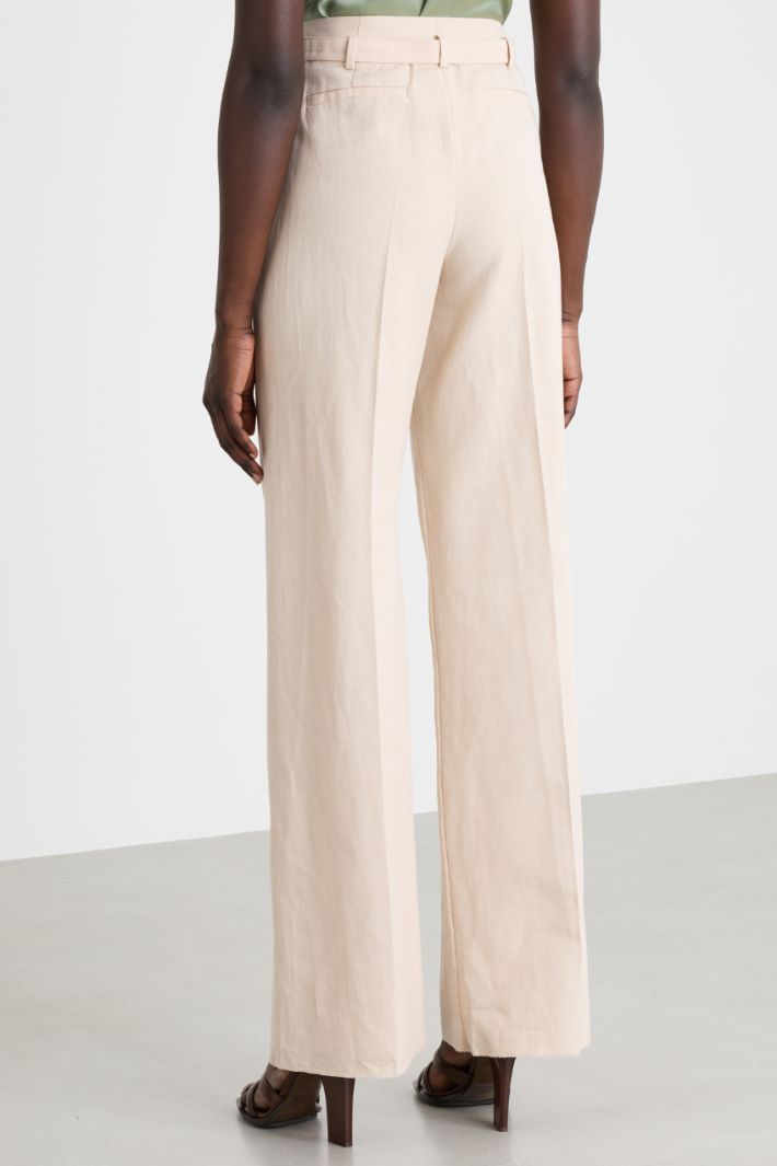 Pantalone ampio in twill Intrend - 4