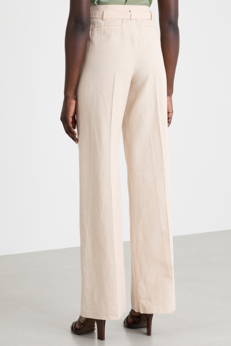 Pantalone ampio in twill