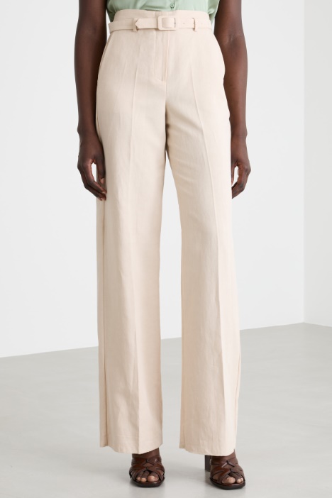 Pantalone ampio in twill