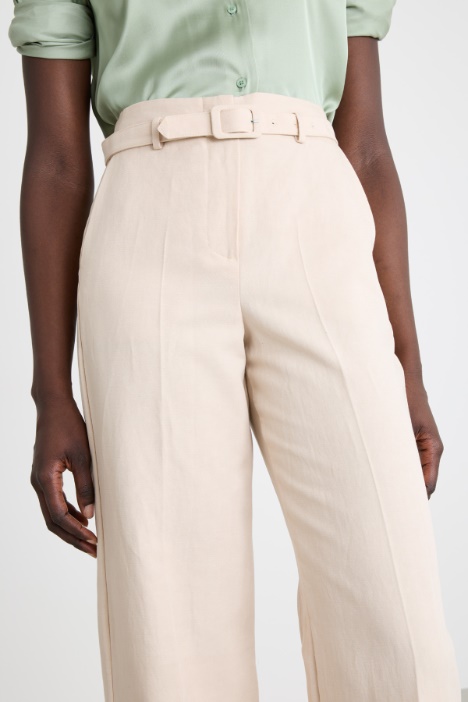 Pantalone ampio in twill