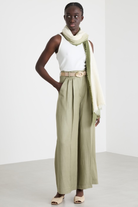 Pantalone ampio con pinces Intrend