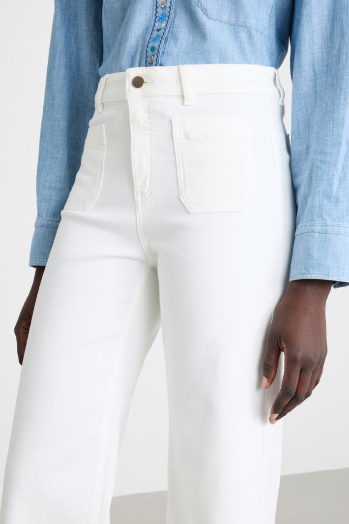 Pantalone stretch con tasche applicate Intrend - 3