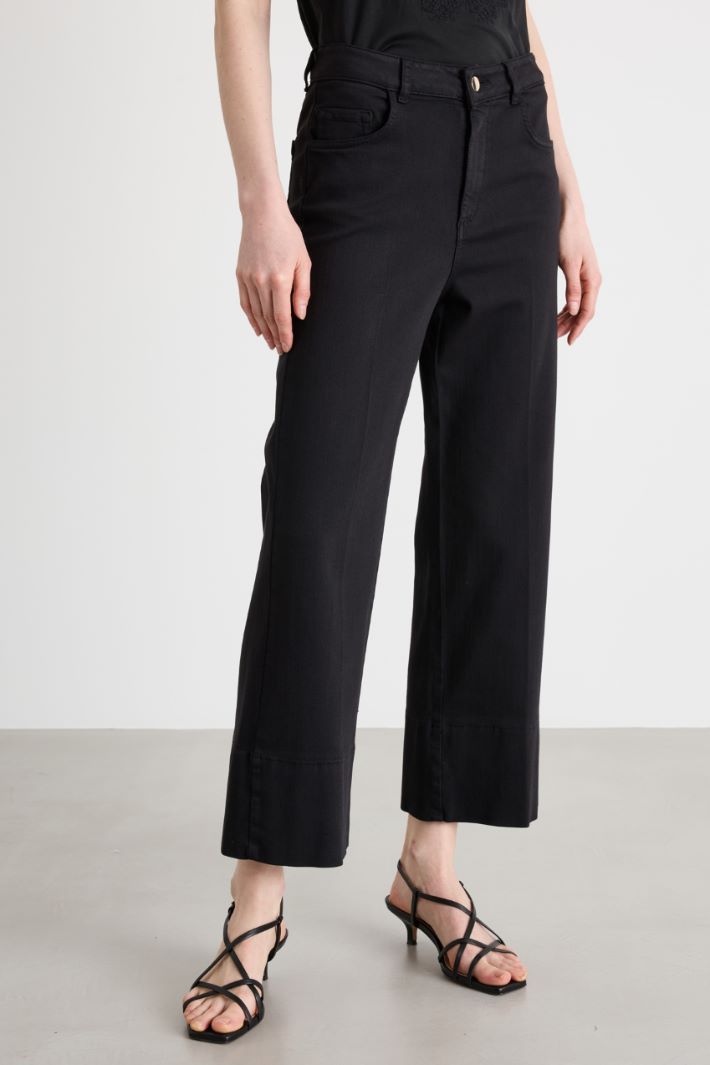 Pantalone in gabardina Intrend - 2