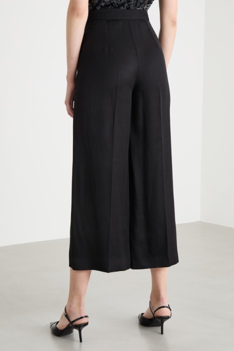 Pantalone ampio in twill