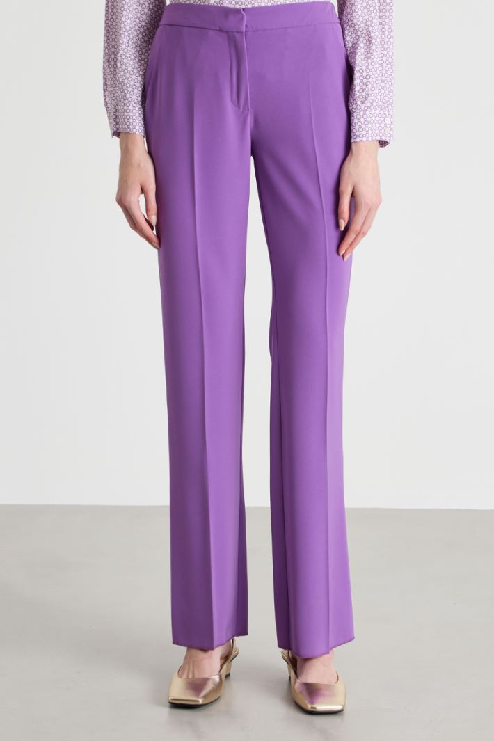 Pantalone in twill tecnico stretch Intrend - 2