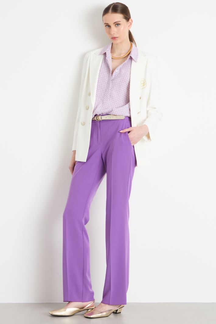 Pantalone in twill tecnico stretch Intrend