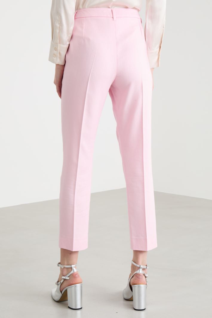 Basketweave Trousers Intrend - 4