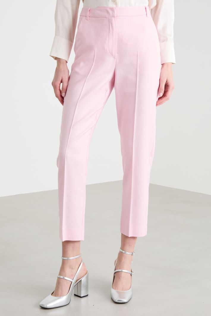 Basketweave Trousers Intrend - 2