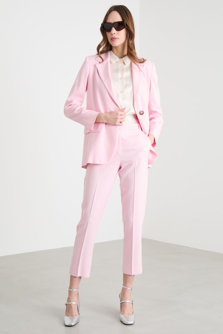 Basketweave Trousers Intrend