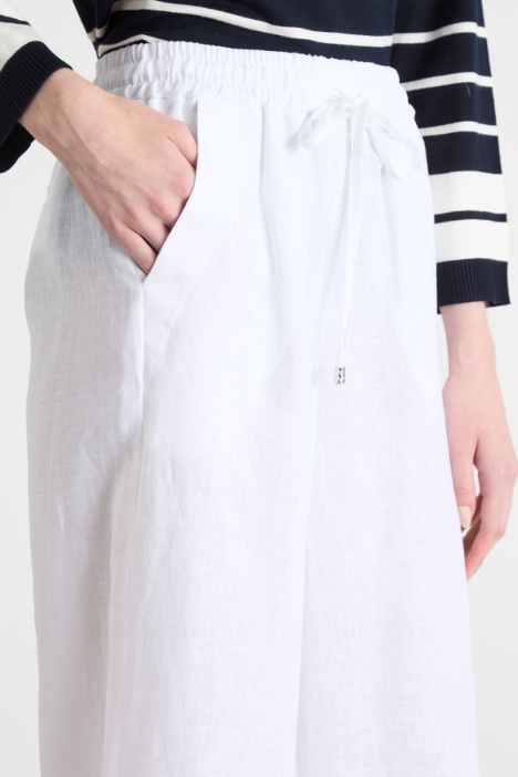 Pantalone con coulisse in vita