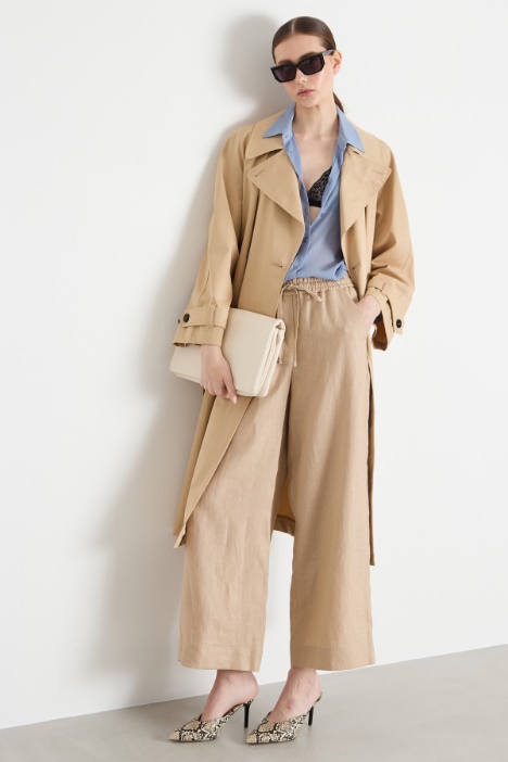 Linen drawstring trousers Intrend