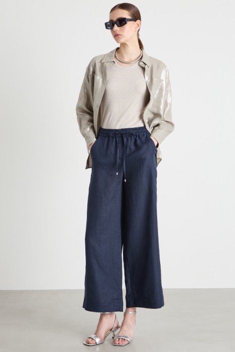 Linen drawstring trousers Intrend