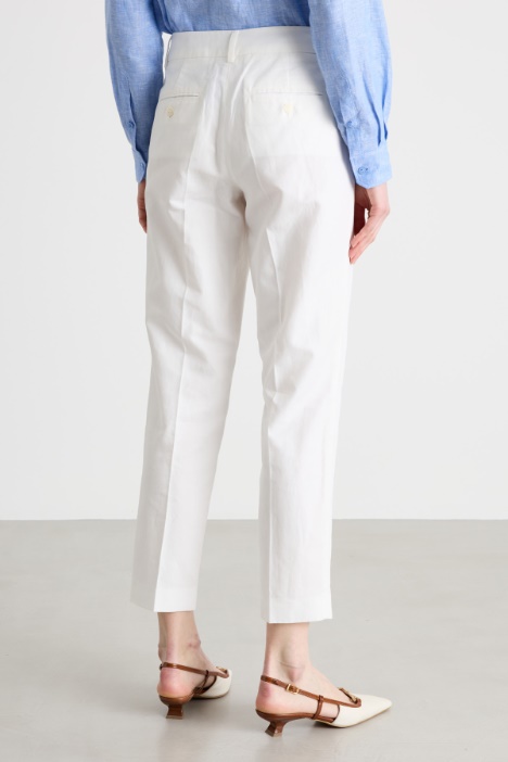 Pantalone carrot in stuoia