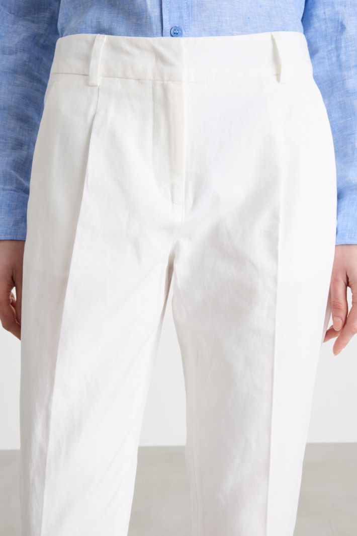 Pantalone carrot in stuoia Intrend - 3