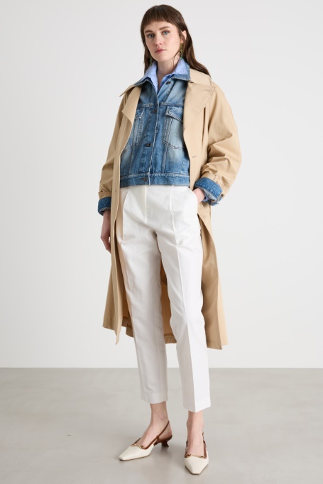 Pantalone carrot in stuoia Intrend