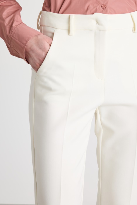 Pantalone a sigaretta in tela